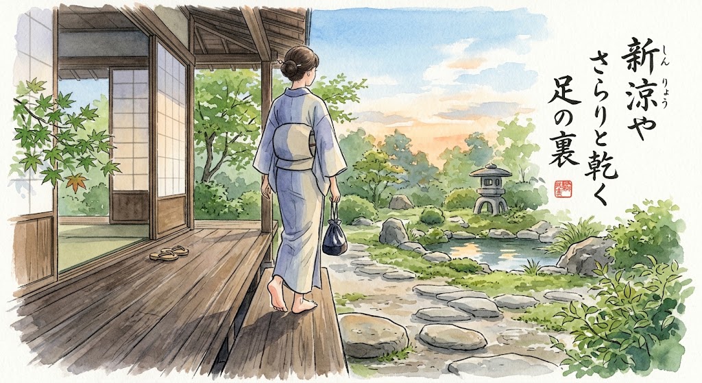 さらりと乾く足の裏：画像