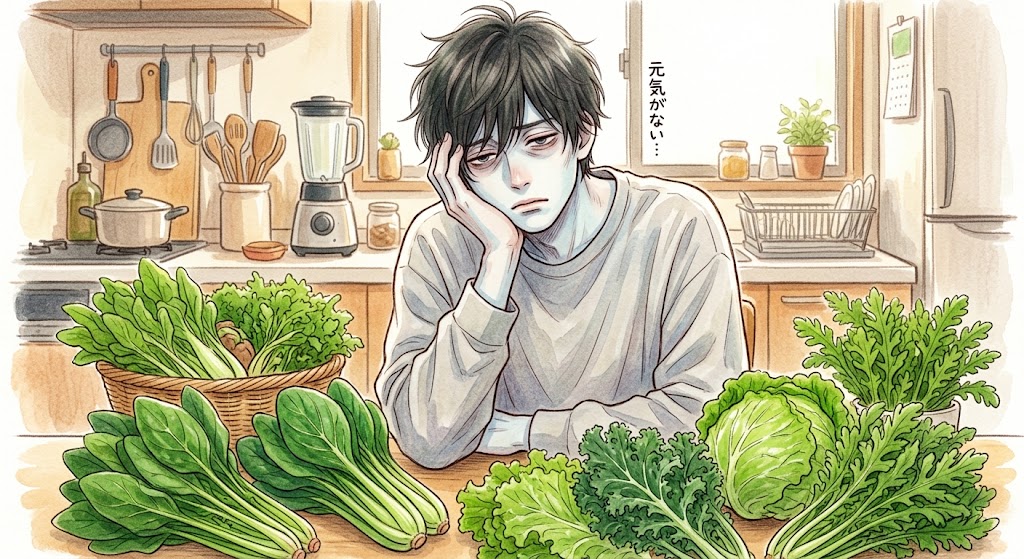 青々とした菜っ葉：画像